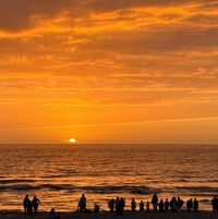 Sonnenuntergang auf Sylt